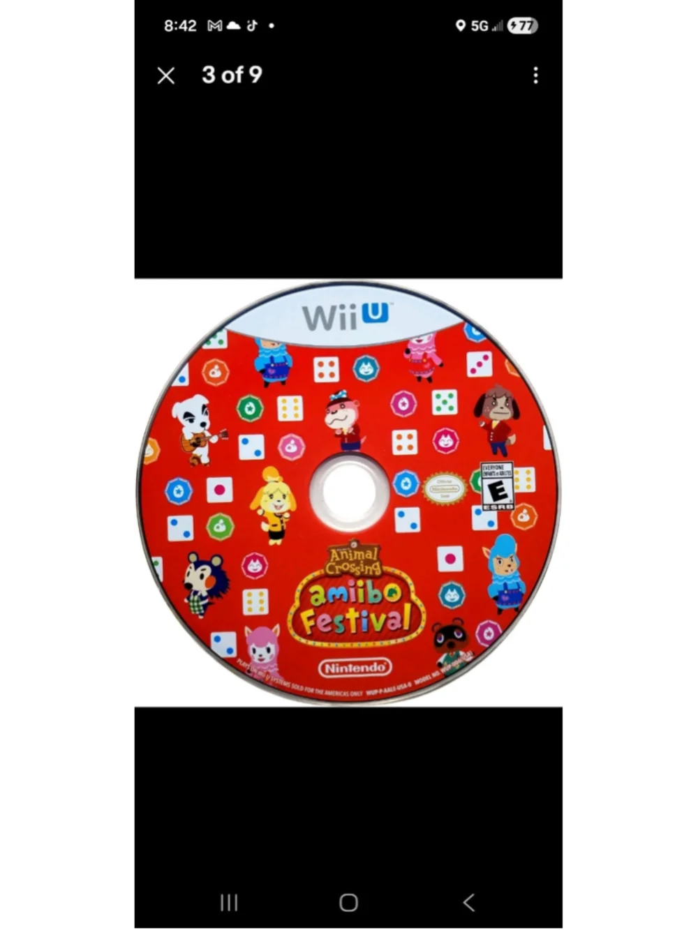 Nintendo Animal Crossing Amiibo Festival Wii U Party Board Game NTSC-U/C 2015